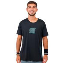 Camiseta Zeiq Esportiva Slim Dry Léo Branco Preta Camiseta Zeiq Esportiva Slim Dry Léo Branco Preta
