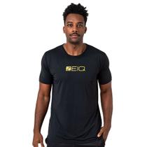 Camiseta Zeiq Esportiva Slim Dry Preta e Dourado Camiseta Zeiq Esportiva Slim Dry Preta e Dourado