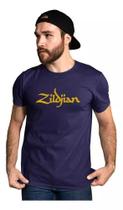 Camiseta Zildjian Camisa Drums Rock Música Estampa Em Relevo