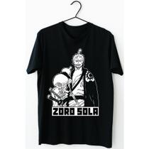 Camiseta Zoro Sola One Piece 100% Algodão