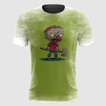 Camiseta Zumbi Revoltado com Machado