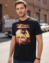 Camiseta Zz Top Eliminator Blusa Adulto Oficial Licenciado Banda de Rock Unissex Of0224 OF0248 Camiseta Zz Top Eliminator Blusa Adulto Oficial Licenciado Banda de Rock Unissex Of0224 OF0248