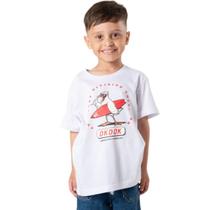 CamisetaInfantil Manga Curta Gaivota Okdok