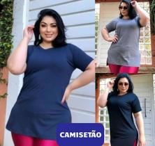 Camisetão Feminino Tecido Fino Super Elegante Confortável Camisetão Feminino Tecido Fino Super Elegante Confortável