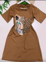 Camisetão Vestido Estampado Super Lançamento Verão