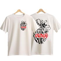 Camisetas Adulto T-Shirt 100% algodão Estampas Gospel Jesus Unissex