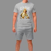 Camisetas Básica Masculina Casual Moda De Rua Manga Curta Gola Redonda