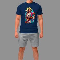 Camisetas Básica Moda De Religiosa Confortável Manga Curta