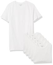 Camisetas Básicas Amazon Essentials Slim Fit Gola Careca Pacote com 6 G