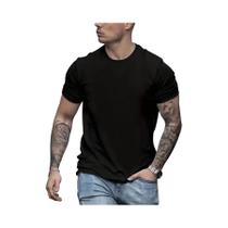 Camisetas Básicas de Algodão - Modelos Masculinos e Femininos - Manga Curta e Gola Redonda