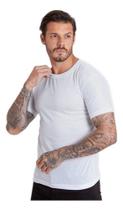 Camisetas Básicas Lisas Masculinas Malha Fria Poliester