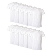 Camisetas Básicas Masculinas Hanes em Algodão com Barra Prolongada Camisetas Básicas Masculinas Hanes em Algodão com Barra Prolongada