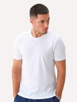 Camisetas Calvin Klein Underwear Masculinas C-Neck Branca Pack 2UN