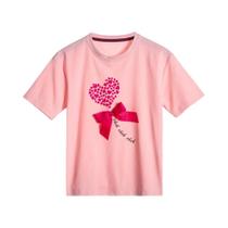 Camisetas Casuais De Manga Curta Para Meninos E Meninas, Com Estampa De Amor Em Algodão,