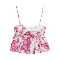 Camisetas Casuais Femininas De Verão Com Bordado Floral E Corte Slim Para Estudantes E Lazer