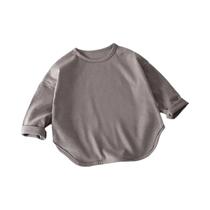 Camisetas De Algodão De Manga Comprida Para Bebês, Meninos E Meninas, Tops De Primavera, Roupas