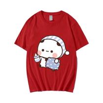 Camisetas De Casal Kawaii BuBu Panda DuDu Bear De Manga Comprida Com Estampa Gráfica De Algodão Para