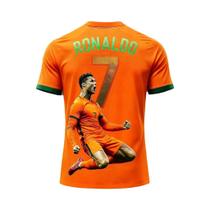 Camisetas De Futebol Impressas Em 3D Para Família, Soltas E Respiráveis, Moda De Verão Por Ronaldo