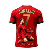 Camisetas De Futebol Impressas Em 3D Para Família, Soltas E Respiráveis, Moda De Verão Por Ronaldo