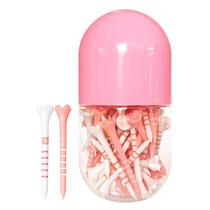 Camisetas de golfe EWILLING, plástico estável e durável, 60 unidades, 7 cm/8,5 cm