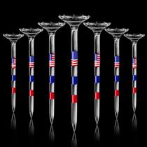 Camisetas de golfe Kamitty Plastic Unbreakable de 8 pinos, 3,25 polegadas, pacote 50/80