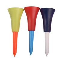 Camisetas de Golfe Multicoloridas (50 Peças) - 8,3cm - Almofada de Borracha Durável