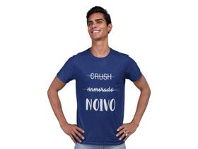 Camisetas Dia Dos Namorados Casal Noivos Crush Namorado Noivo Azul Marinho
