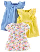 Camisetas e blusas Simple Joys da Carter's Girls 4T (pacote com 3)