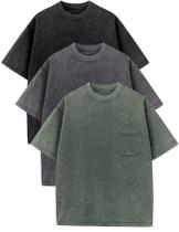 Camisetas Flygo Boys Girls, pacote com 3, algodão, verão 11-12 anos
