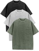 Camisetas Flygo Boys Girls, pacote com 3, algodão, verão 11-12 anos