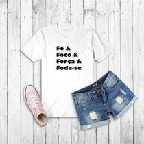 Camisetas Frases Divertidas - Harry Potter - Calma Caraio - Foco - Unissex - Baby look - Masculina e Feminina