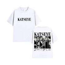 Camisetas Gráficas Katseye De Estilo Coreano Vintage, Tamanho Grande, Moda Kpop, Masculina E