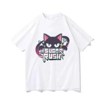 Camisetas Gráficas Unissex De Moda Streetwear Manga Cosplay Blue Anime Archive Sugar Rush