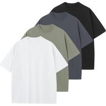 Camisetas grandes KEEPSHOWING de algodão unissex de manga curta