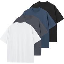 Camisetas grandes KEEPSHOWING de algodão unissex de manga curta