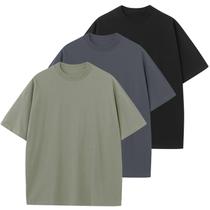 Camisetas grandes KEEPSHOWING de algodão unissex de manga curta