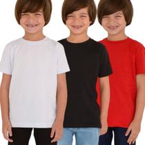 Camisetas Infantil Lisa Gola Redonda 100% Algodão 30.1 Camisetas Infantil Lisa Gola Redonda 100% Algodão 30.1