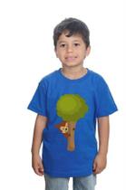 camisetas infantil lobinho mau algodão