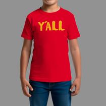 Camisetas infanto juvenil Country Casual Estilosa Manga Curta Yall Camisetas infanto juvenil Country Casual Estilosa Manga Curta Yall