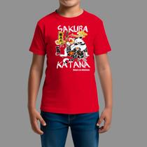 Camisetas Infatil 100% Algodão Casual Estilosa Manga Curta Gola Redonda Sakuba As