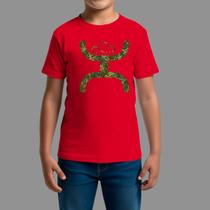 Camisetas Infatil Básica Casual Estilosa Gola Redonda Chapeu Chin