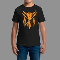 Camisetas Infatil Básica Casual Estilosa Manga Curta Gola Redonda Boi port