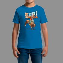 Camisetas Infatil Básica Masculina Casual Estilosa Manga Curta Gola Redonda Aepi