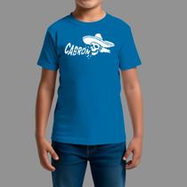 Camisetas Infatil Básica Masculina Casual Gola Redonda Carbon