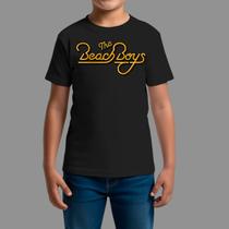 Camisetas Infatil Básica Masculina Casual Moda Country Gola Redonda Beach Bois
