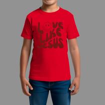 Camisetas Infatil Básica Masculina Moda De Religiosa Confortável Manga Curta Gola Redonda Love Like Camisetas Infatil Básica Masculina Moda De Religiosa Confortável Manga Curta Gola Redonda Love Like