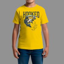 Camisetas Infatil Country Casual Moda Country Gola Redonda Hooked