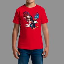 Camisetas Infatil Country Casual Moda Country Manga Curta Aguia Cor