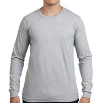 Camisetas Manga Longa Básica 100% Algodão - Caimento Perfeito