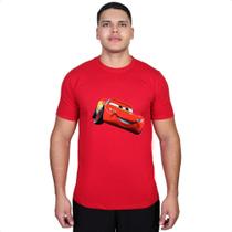 Camisetas Masculina McQueen Cars Desenho Adulto Manga Curta